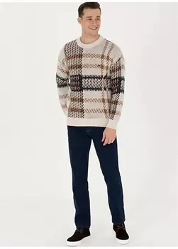 Свободные синие мужские джинсовые брюки с нормальной талией и нормальными штанинами U.S. Polo Assn.