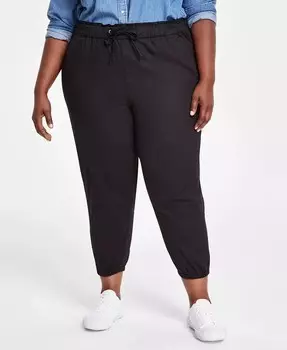 Свободные спортивные брюки больших размеров с высокой посадкой Levi's, черный