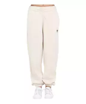 Свободные спортивные брюки из начесного флиса Adidas Originals, бежевый