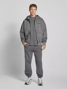 Свободные спортивные брюки с вышитыми этикетками Pegador, черный