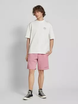 Свободные спортивные шорты с эластичным поясом, модель «LOGO» Pegador