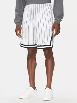 Свободные спортивные шорты Small Signature 6014921 Karl Kani, белый