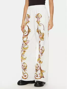 Свободные спортивные штаны 78HAA3P0 Versace Jeans Couture, белый