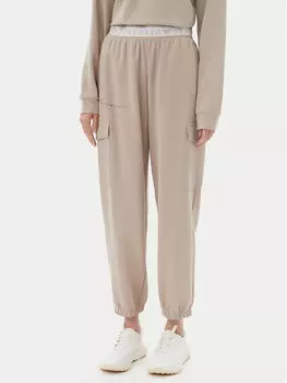 Свободные спортивные штаны 7W000282 AF12501 U6155 Ea7 Emporio Armani, бежевый