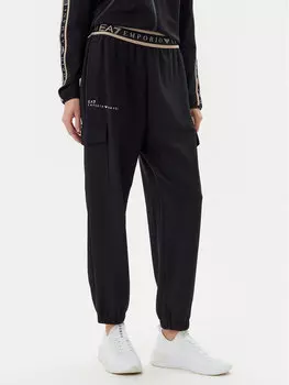 Свободные спортивные штаны 7W000282 AF12501 UC001 Ea7 Emporio Armani, черный