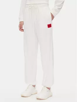 Свободные спортивные штаны Neve_Pants 50531692 Hugo, экрю