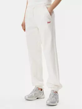 Свободные спортивные штаны Script DW0DW20670 Tommy Jeans, экрю