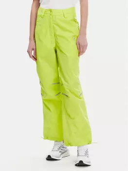 Свободные спортивные штаны Stella McCartney Woven JG5783 Adidas By Stella Mccartney, зеленый