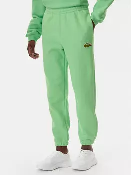 Свободные спортивные штаны XH2750 Lacoste, зеленый