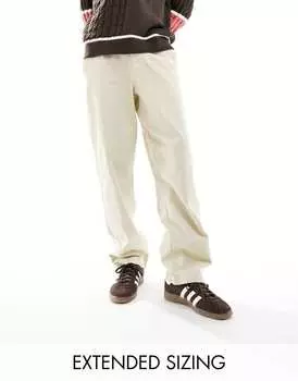 Свободные строгие брюки чинос ASOS DESIGN