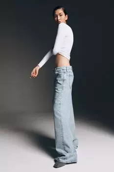 Свободные свободные джинсы Good American, индиго