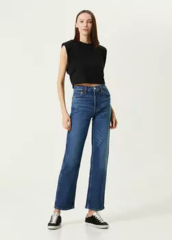 Свободные темно-синие джинсовые брюки в стиле 90-х годов Re/Done