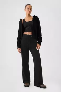 Свободные трикотажные брюки Cashsoft Gap, черный