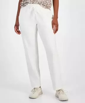 Свободные женские флисовые брюки с высокой посадкой ID Ideology, бежевый