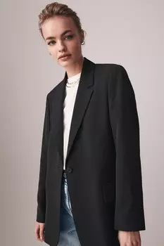 Свободный блейзер The Set, черный