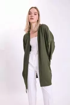 Свободный кардиган с рукавами «летучая мышь» Vitrin, хаки