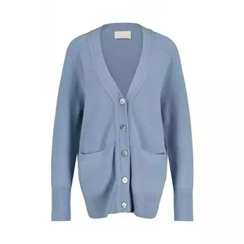 Свободный кашемировый кардиган Hemisphere, черный