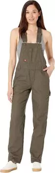 Свободный комбинезон с нагрудником Dickies, цвет Rinsed Moss Green