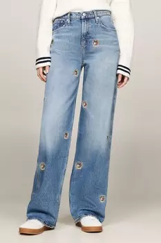 Свободный крой джинсы Betsy средней посадки Tommy Jeans, синий