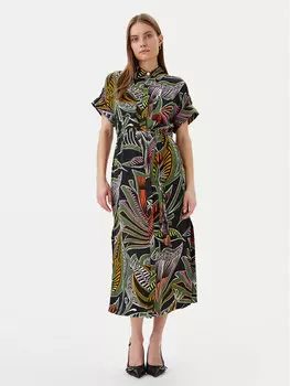 Свободный крой платья-рубашки LS2516059 Lola Casademunt, зеленый