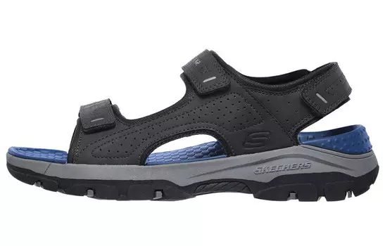Свободный крой пляжные сандалии мужские серые Skechers