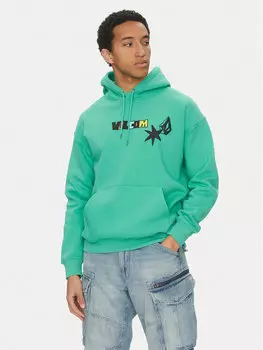 Свободный крой толстовка Bob Mollema 1 A4112505 Volcom, зеленый