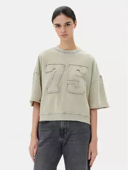 Свободный крой толстовка Ciara 27034216 Noisy May, бежевый