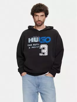 Свободный крой толстовка Nesidi 50544196 Hugo, черный