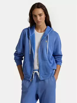 Свободный крой толстовки 211943008 Polo Ralph Lauren, синий