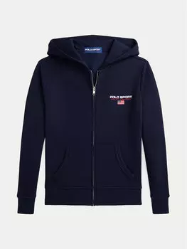 Свободный крой толстовки 323962117002 Polo Ralph Lauren, синий