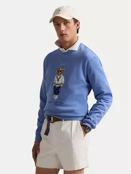 Свободный крой толстовки 710973145001 Polo Ralph Lauren, синий