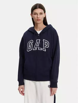 Свободный крой толстовки 727433-03 Gap, синий