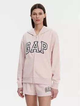 Свободный крой толстовки 727433-05 Gap, розовый
