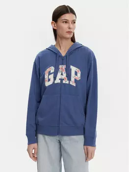 Свободный крой толстовки 727433-06 Gap, синий