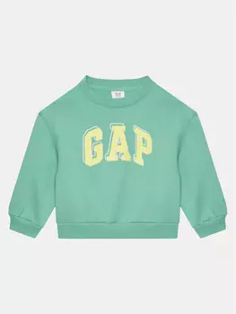 Свободный крой толстовки 746173-00 Gap, зеленый