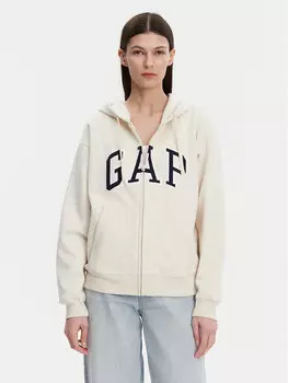 Свободный крой толстовки 831200-03 Gap, бежевый
