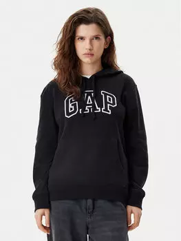 Свободный крой толстовки 870537-02 Gap, черный