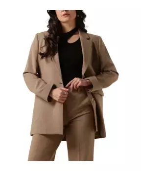 Свободный пиджак Selected Femme, коричневый