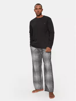 Свободный покрой пижамных брюк 000NM2842E Calvin Klein Underwear, серый