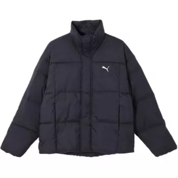 Свободный пуховик унисекс угольно-черный Puma