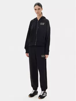 Свободный спортивный костюм 7W000110 AF12473 MC004 Ea7 Emporio Armani, черный
