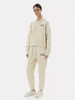 Свободный спортивный костюм 7W000110 AF12473 U1079 Ea7 Emporio Armani, бежевый