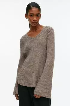 Свободный свитер Arket, серый