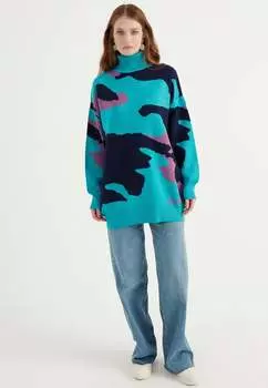 Свободный свитер Herita, синий