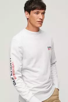 Свободный свитер с логотипом Superdry, серый