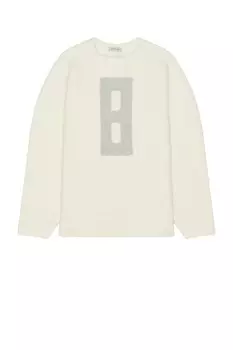 Свободный свитер с прямым вырезом букле Fear Of God, цвет Cream