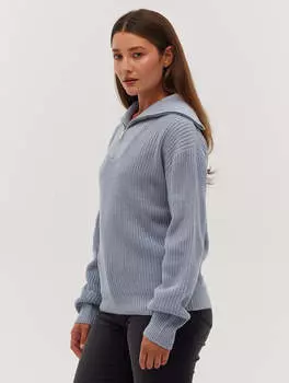 Свободный свитер-воронка на молнии Thurynn Bench., темно-синий