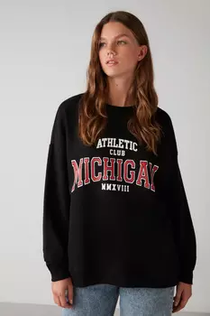 Свободный свитшот Liza Regular GRIMELANGE, черный