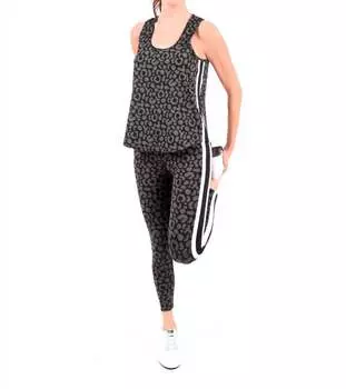 Свободный топ-топ в цвете Noir Cheetah Emily McCarthy