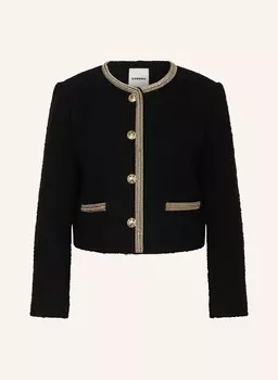 Свободный жакет из букле. Sandro, черный
